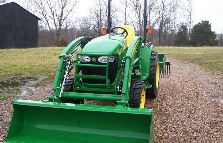 
								2008 John Deere 4wd 3520 Loader, Bucket, Boxblade full									