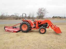 2009 KUBOTA L4400 with Slasher